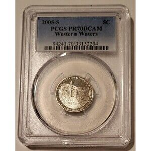 2005 S Jefferson Western Waters Nickel Proof PR70 DCAM PCGS